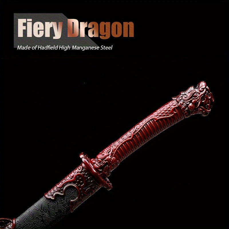 Handmade Sword, Sports Accessories, Hero Logo, Great For Pirate Day And Halloween, Katana, Samurai, Cold Weapon, Weapon Collection, Made Of Hadfield High Manganese Steel