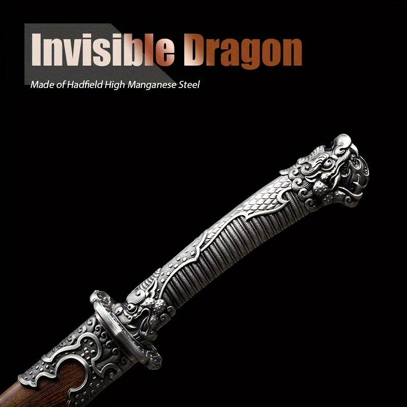 Handmade Sword, Sports Accessories, Hero Logo, Great For Pirate Day And Halloween, Katana, Samurai, Cold Weapon, Weapon Collection, Made Of Hadfield High Manganese Steel, Unsharpened