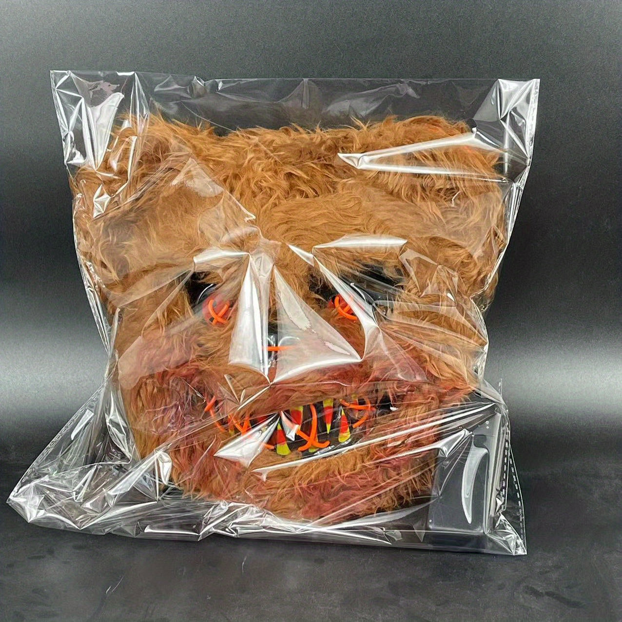 1pc Luminous Bloody Rabbit Bear LED Mask for Halloween Horror Costume, Men's Scary Mask Gift