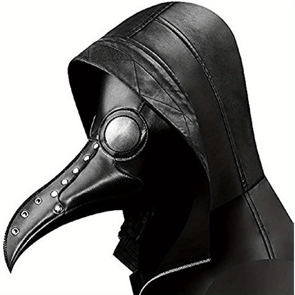 PU Leather Plague Doctor Mask, Halloween Mask Costume Props, Gift for Friend